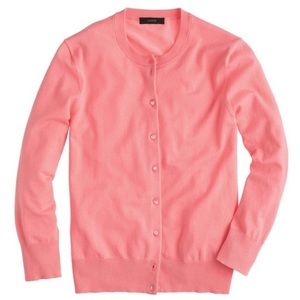 J. Crew - Jackie Cardigan in Bright Azalea Pink